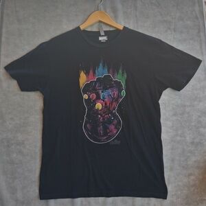 Men's Marvel Comics Infinity Gauntlet Avengers T-Shirt : Size Large : Black